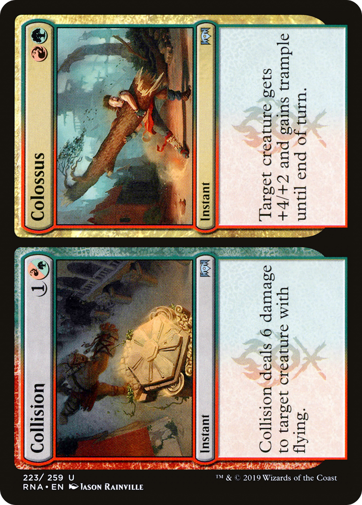 Collision // Colossus (RNA-223) [Ravnica Allegiance]