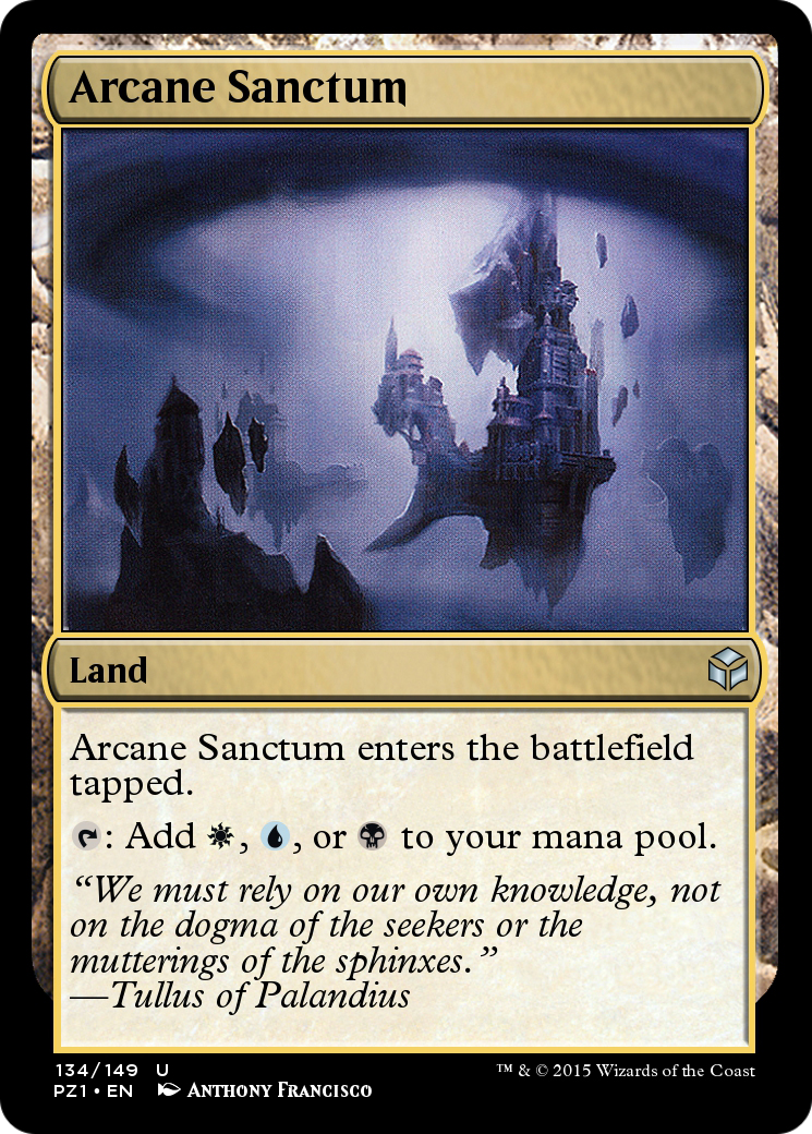 Arcane Sanctum (PZ1-134) [Legendary Cube Prize Pack]