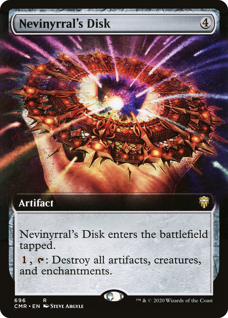 Nevinyrral's Disk (Extended Art) (CMR-696) [Commander Legends] Foil
