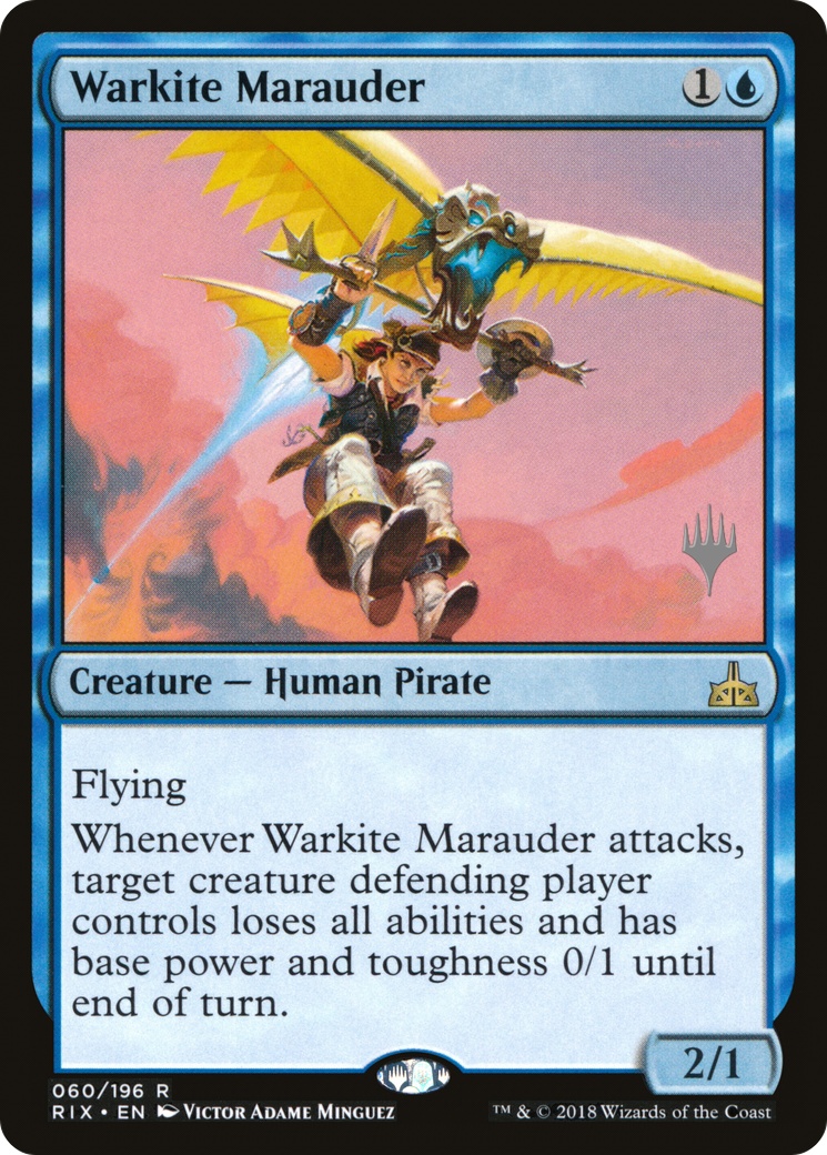 Warkite Marauder (PPM20-060) [Promo Pack: Rivals of Ixalan Promos] Foil