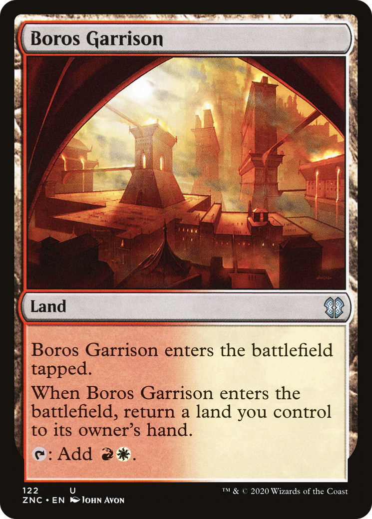 Boros Garrison (ZNC-122) [Zendikar Rising Commander]