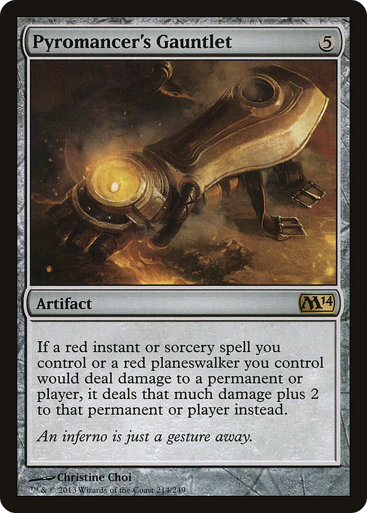 Pyromancer's Gauntlet (M14-214) [Magic 2014] Foil