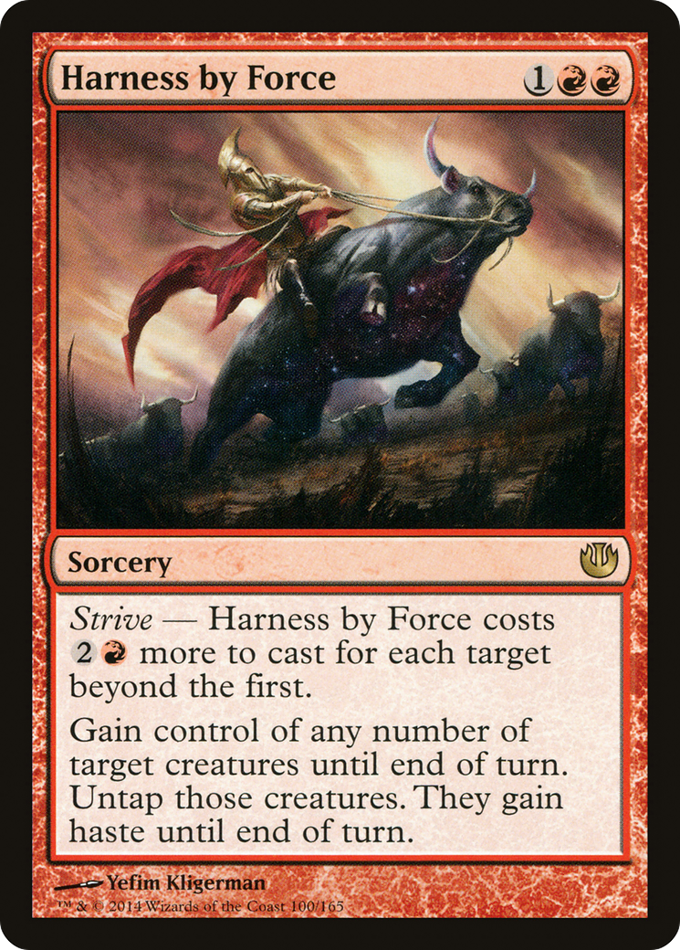 Harness by Force (JOU-100) [Journey into Nyx] Foil