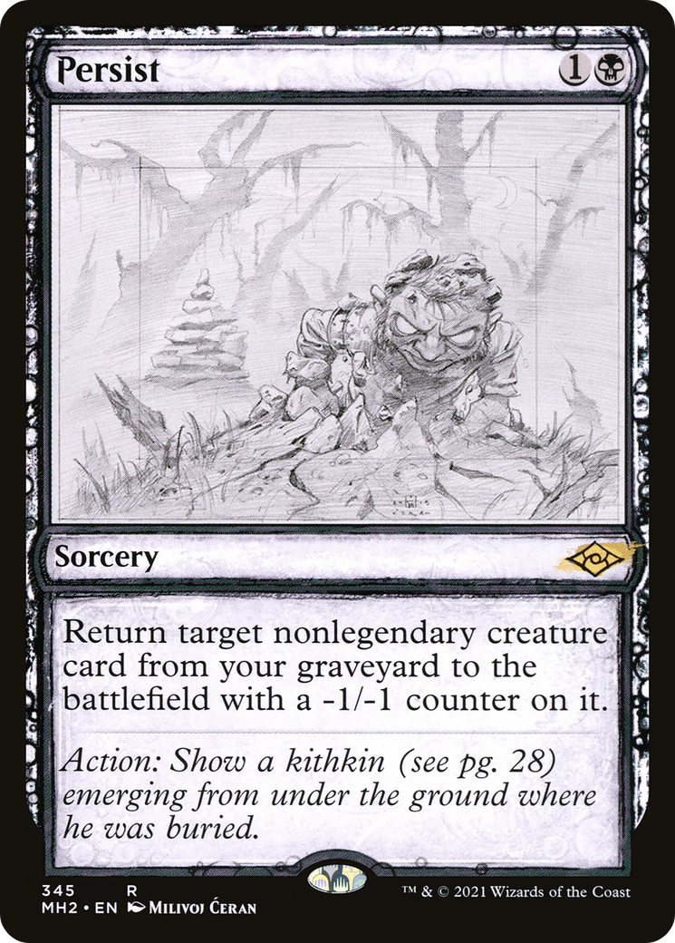 Persist (Showcase) (MH2-345) [Modern Horizons 2] Foil