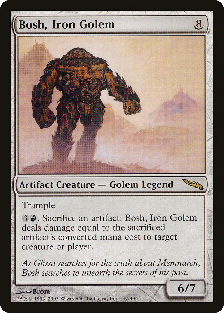 Bosh, Iron Golem (MRD-147) [Mirrodin]