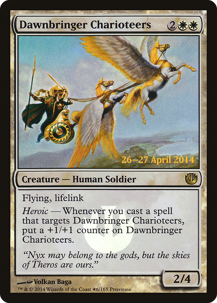 Dawnbringer Charioteers (PRE-06★) [Journey into Nyx Promos] Foil
