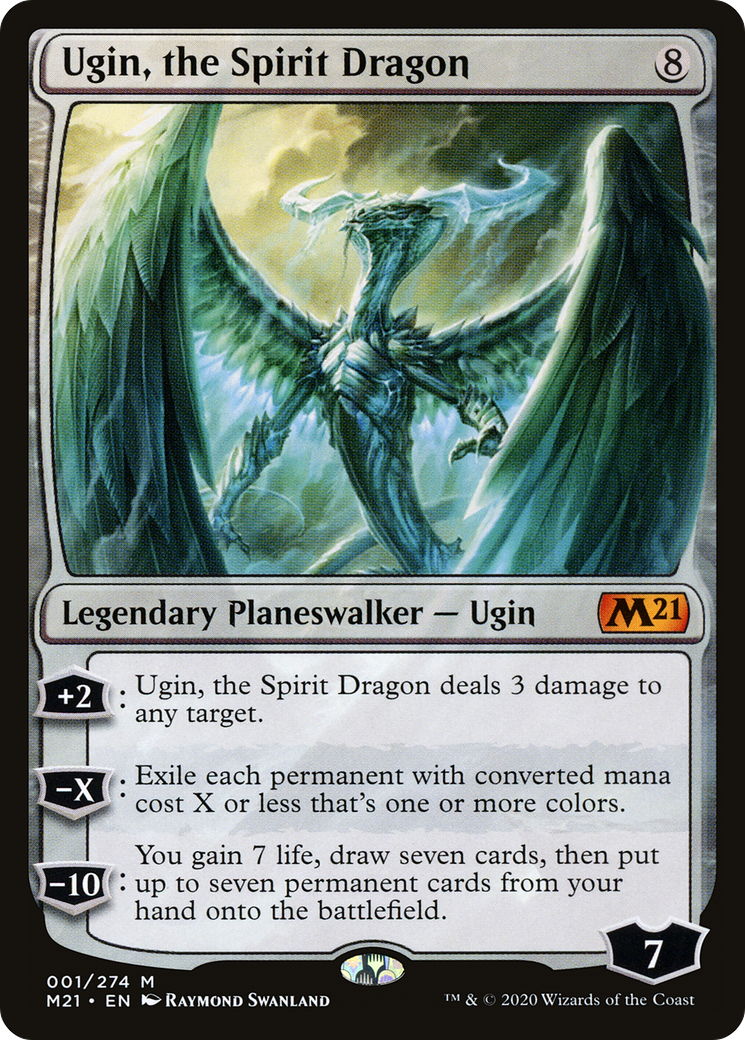 Ugin, the Spirit Dragon (M21-001) [Core Set 2021] Foil
