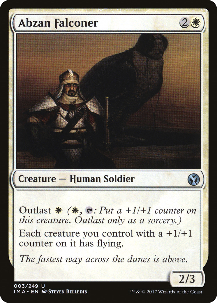 Abzan Falconer (IMA-003) [Iconic Masters] Foil
