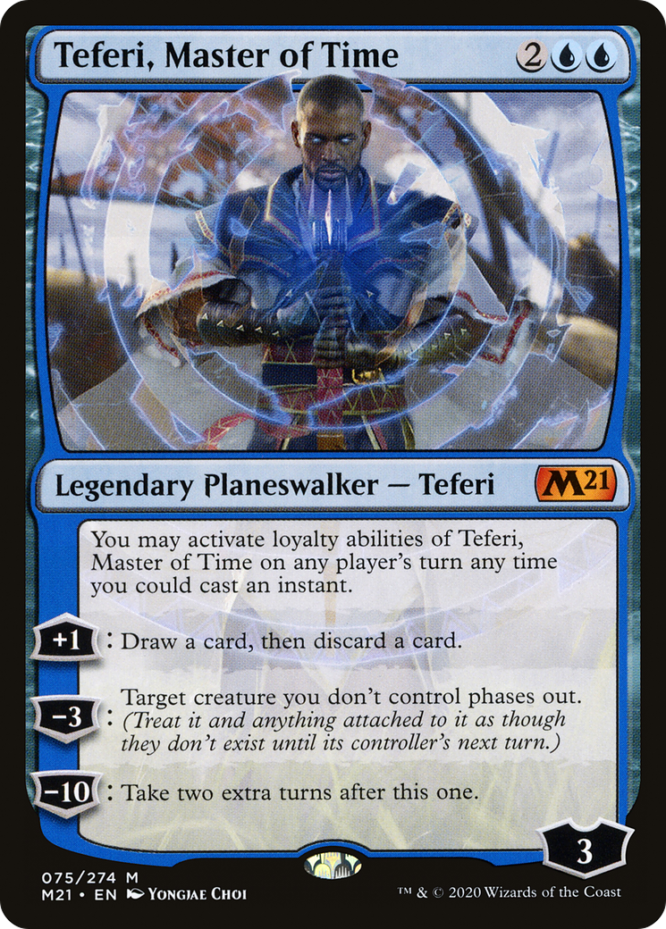 Teferi, Master of Time (M21-075) [Core Set 2021]