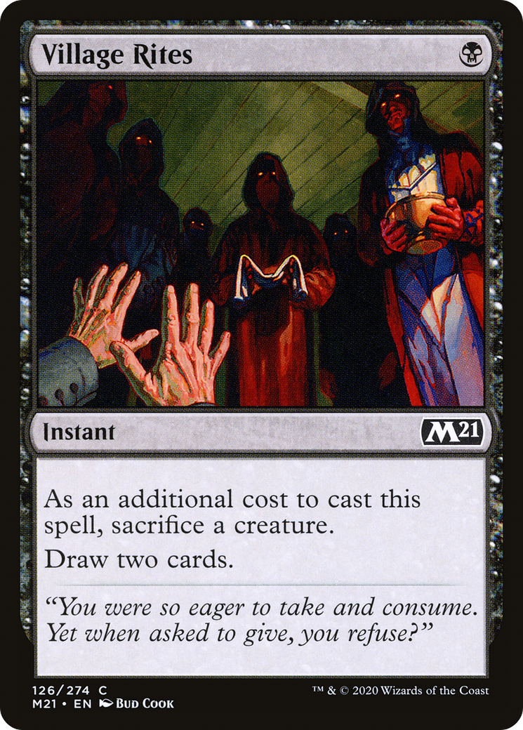 Village Rites (M21-126) [Core Set 2021]