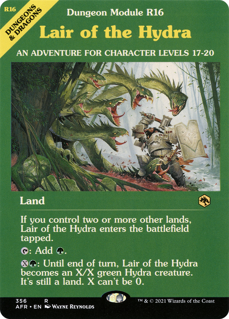 Lair of the Hydra (Dungeon Module) (AFR-356) (Showcase) [Adventures in the Forgotten Realms] Foil