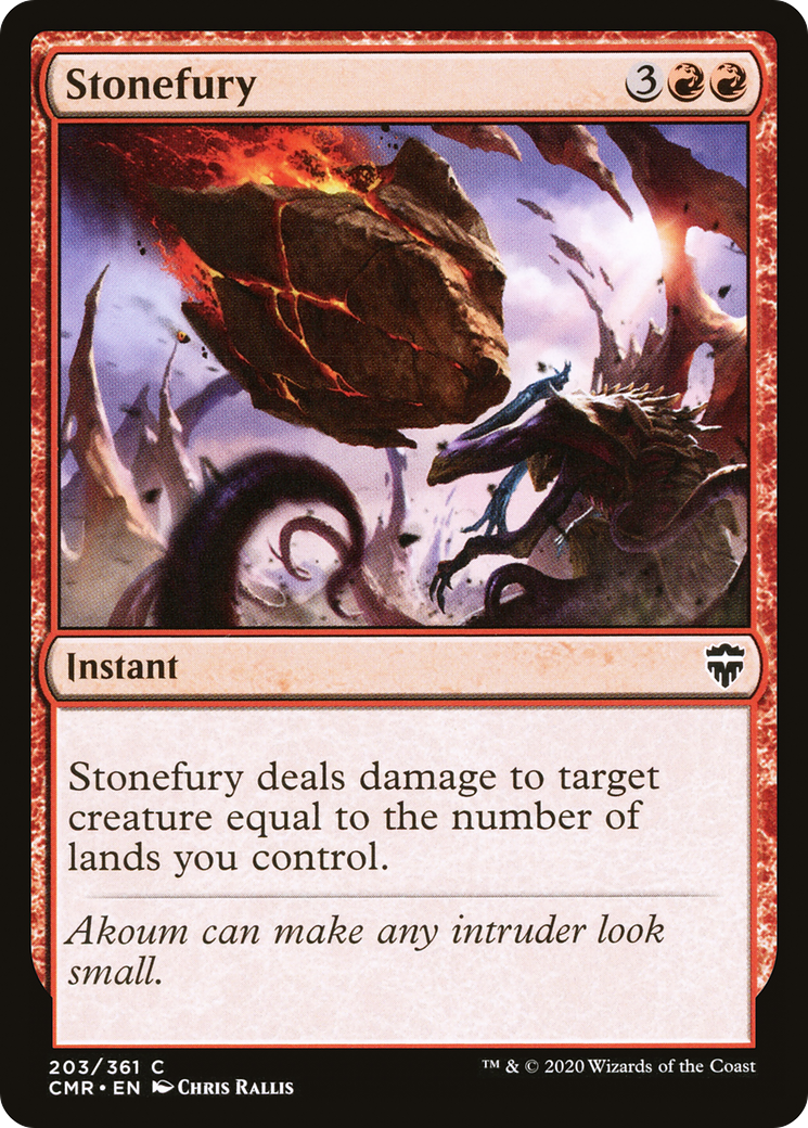 Stonefury (CMR-203) [Commander Legends]