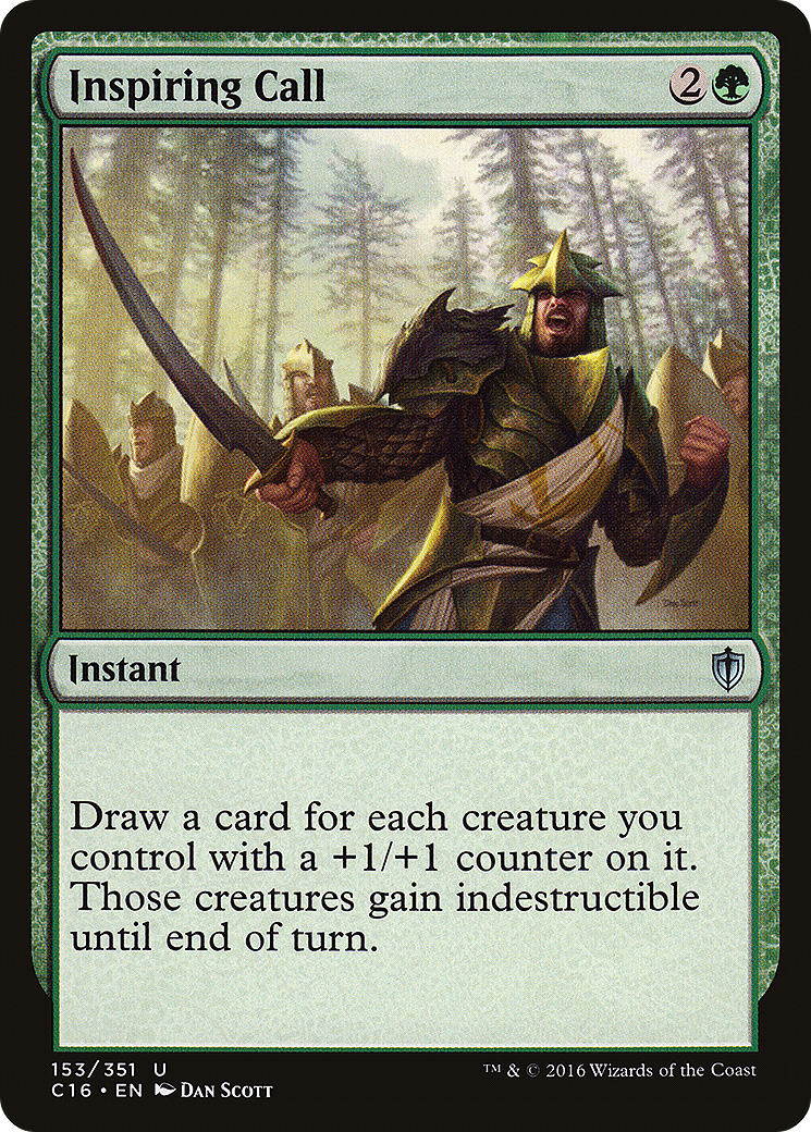 Inspiring Call (C16-153) [Commander 2016]