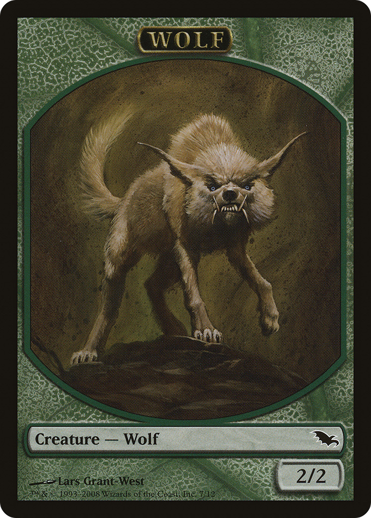 Wolf Token (SHM-007) [Shadowmoor Tokens]