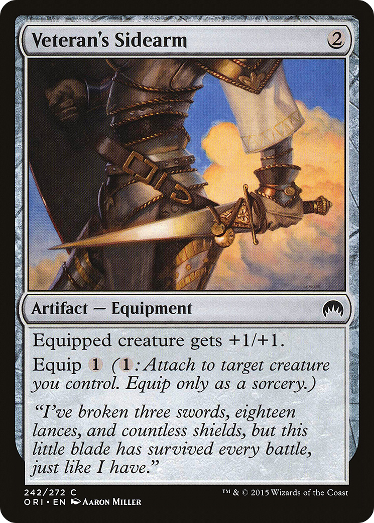 Veteran's Sidearm (ORI-242) [Magic Origins] Foil