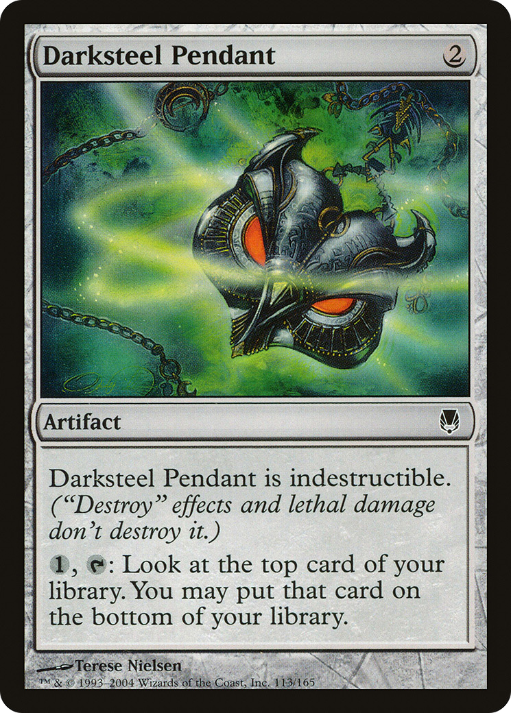 Darksteel Pendant (DST-113) [Darksteel] Foil