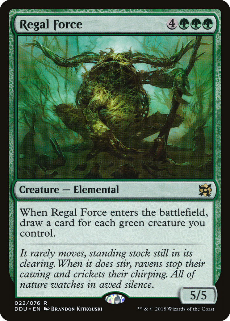 Regal Force (DDU-022) [Duel Decks: Elves vs. Inventors]