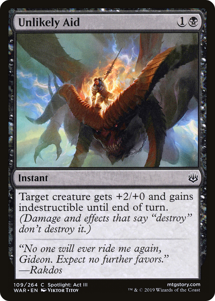 Unlikely Aid (WAR-109) [War of the Spark]