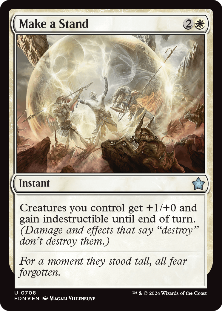 Make a Stand (FDN-708) [Foundations] Foil
