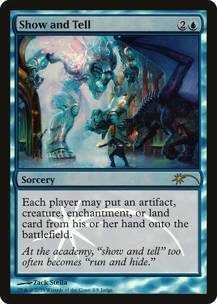 Show and Tell (JDG-008) [Judge Gift Cards 2013] Foil