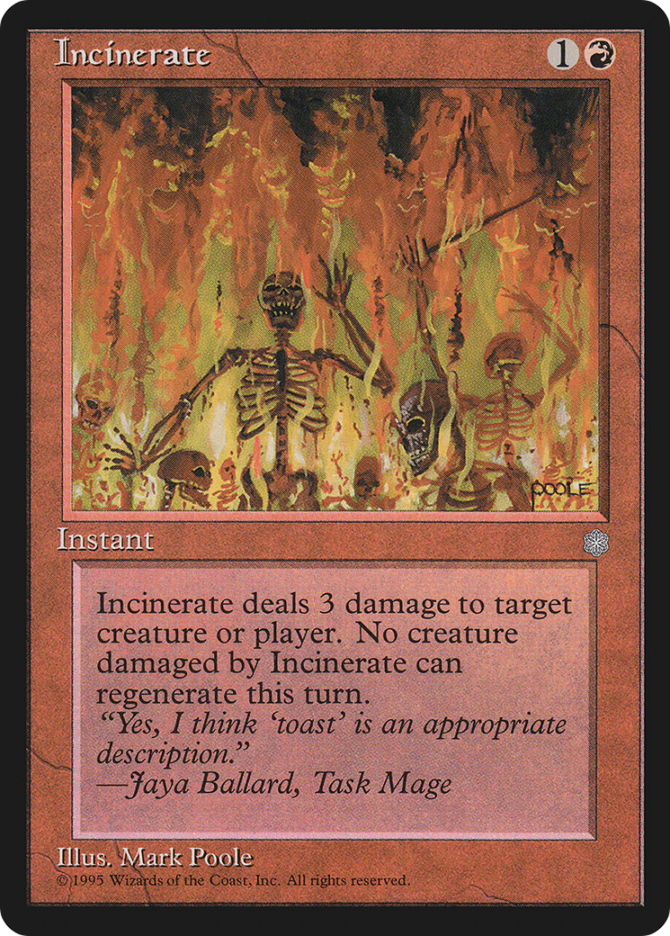 Incinerate (ICE-194) [Ice Age]
