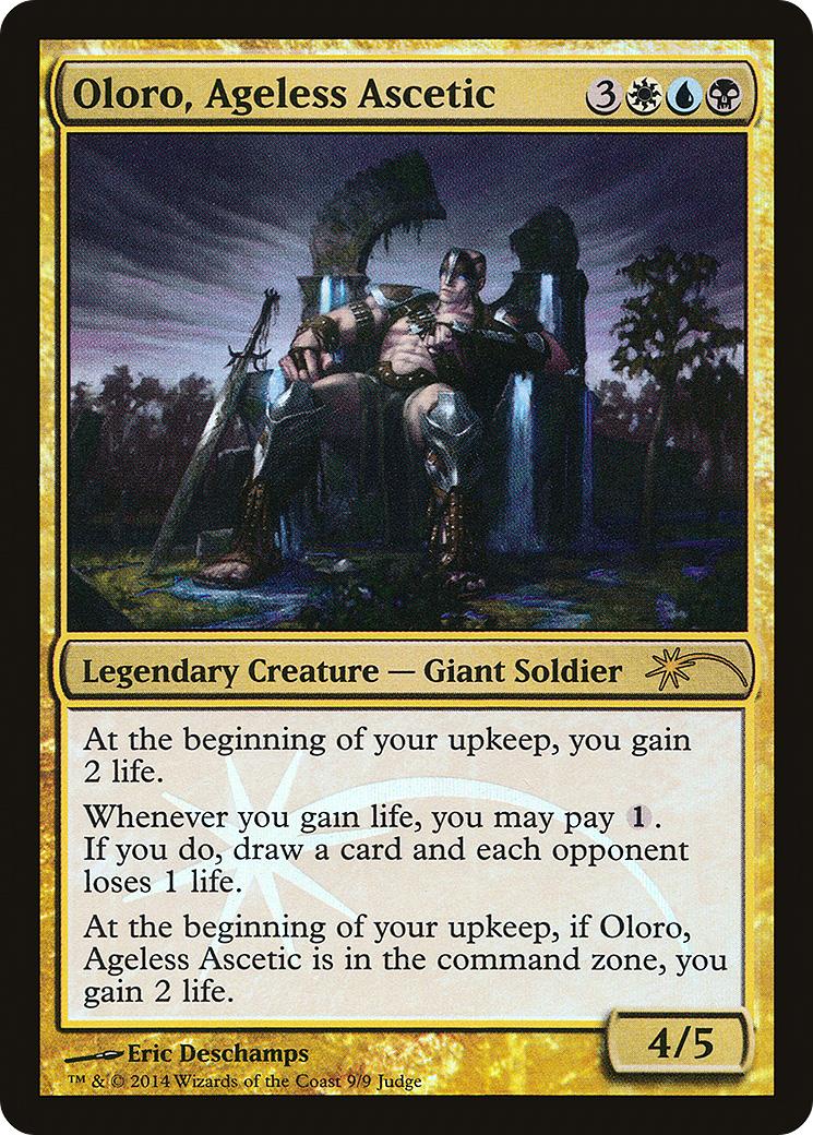 Oloro, Ageless Ascetic (JDG-009) [Judge Gift Cards 2014] Foil