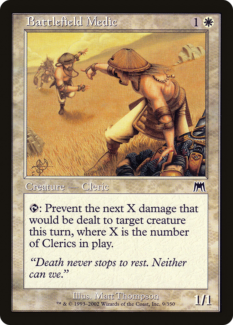 Battlefield Medic (ONS-009) [Onslaught] Foil