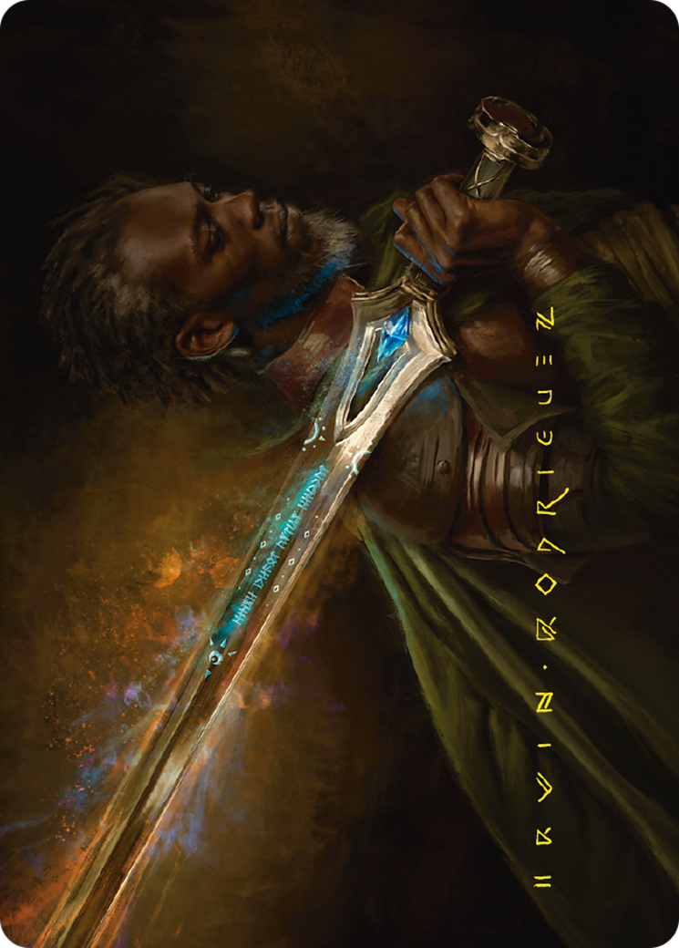 Andúril, Flame of the West // Andúril, Flame of the West (ALTR-028) (Borderless) [Tales of Middle-earth Art Series] Foil