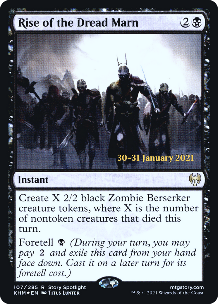 Rise of the Dread Marn (PRE-107S) [Kaldheim Promos] Foil