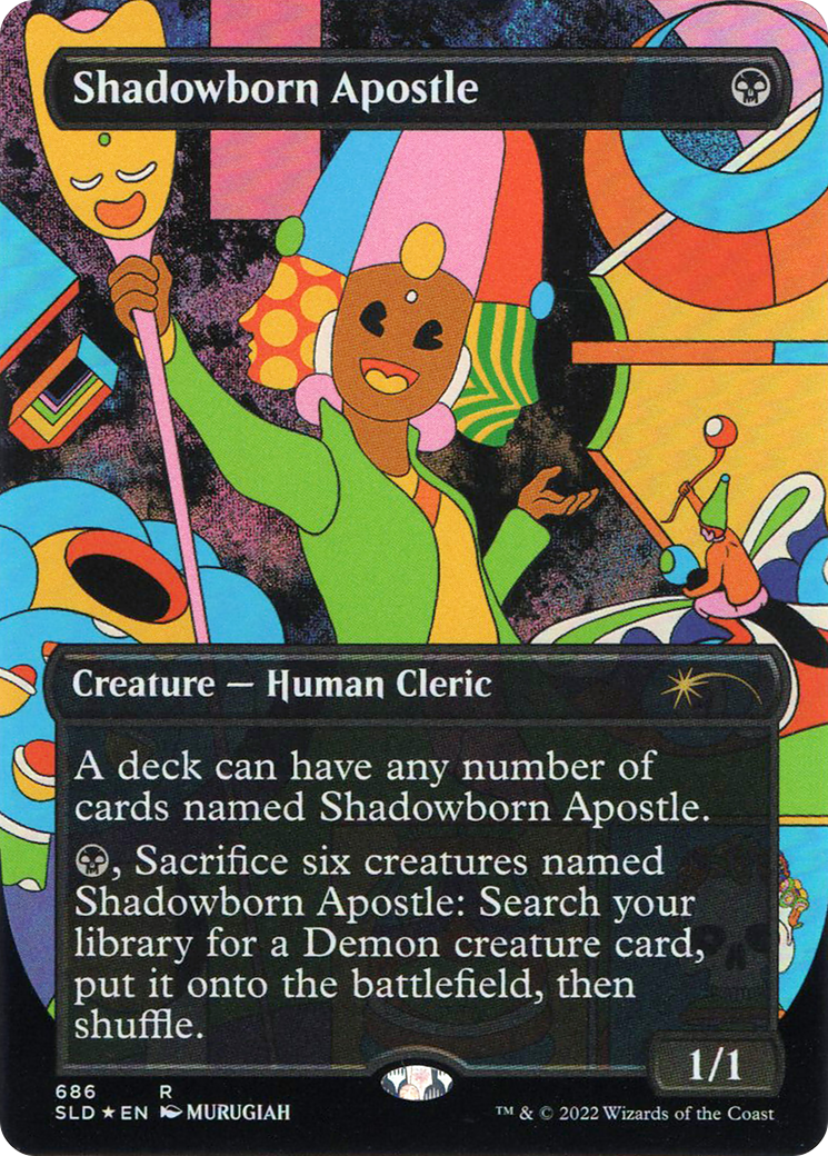 Shadowborn Apostle (SLD-686) (Borderless) [Secret Lair Drop] Foil