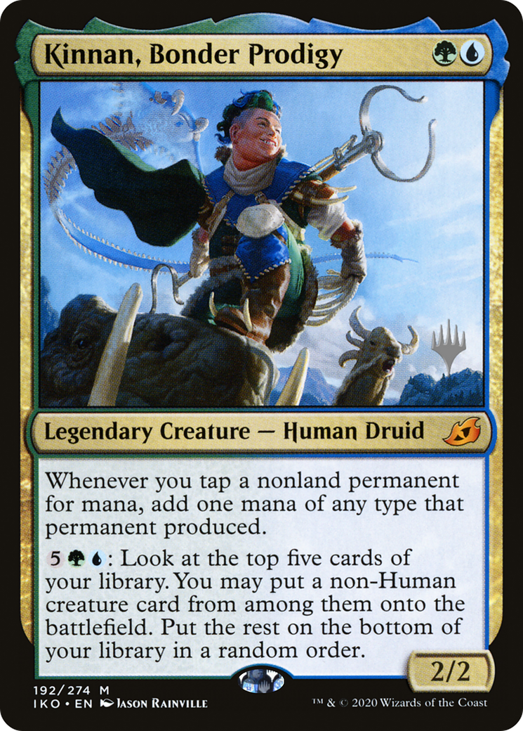 Kinnan, Bonder Prodigy (PPIKO-192) [Promo Pack: Ikoria: Lair of Behemoths Promos] Foil