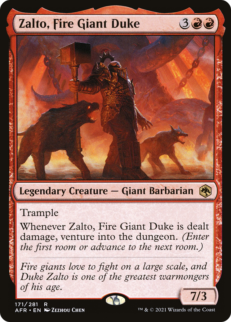 Zalto, Fire Giant Duke (AFR-171) [Adventures in the Forgotten Realms]