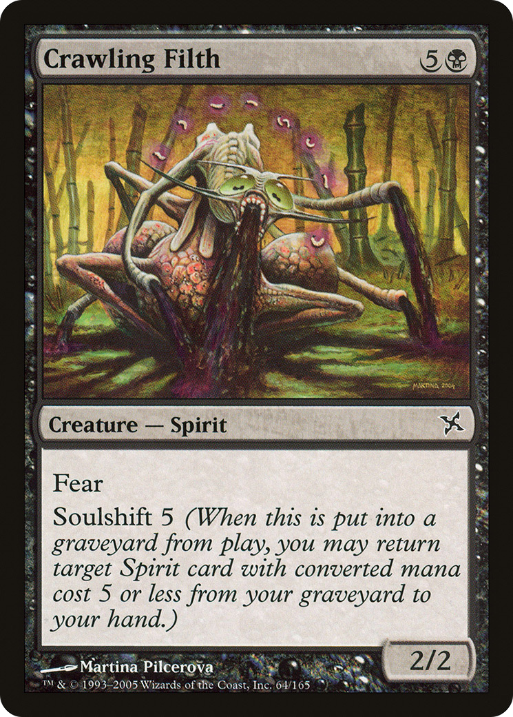 Crawling Filth (BOK-064) [Betrayers of Kamigawa] Foil