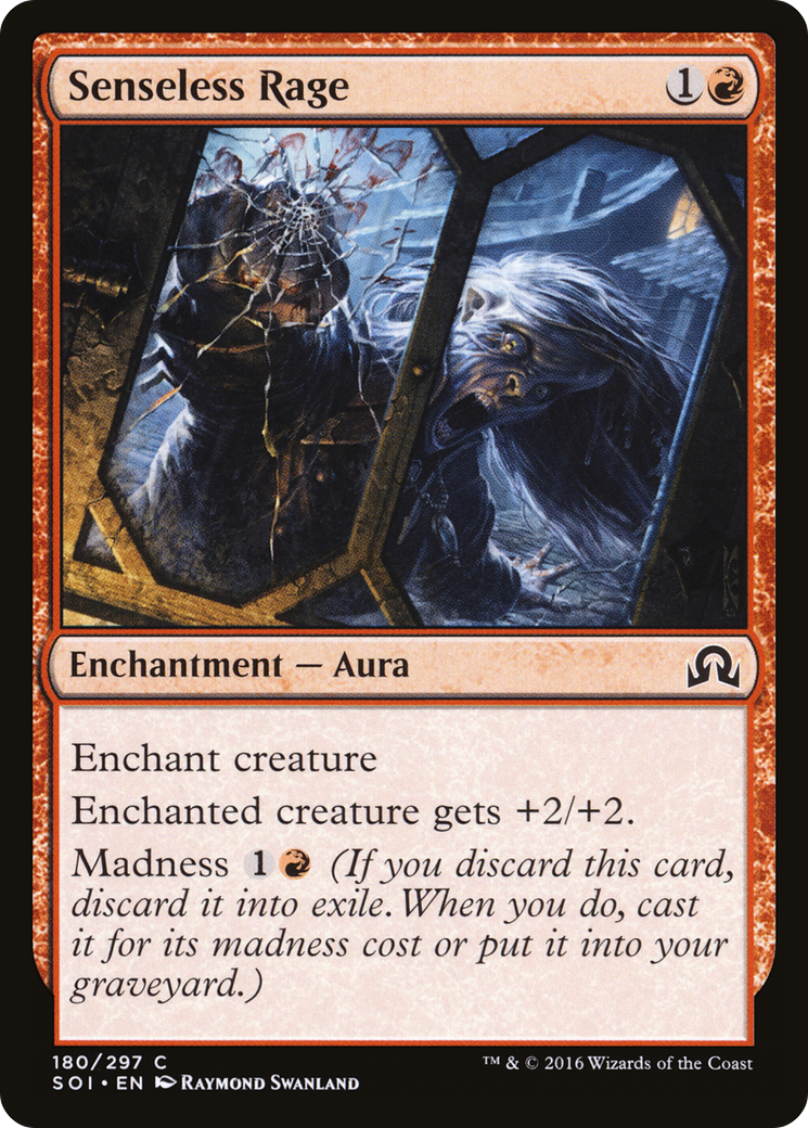 Senseless Rage (SOI-180) [Shadows over Innistrad] Foil