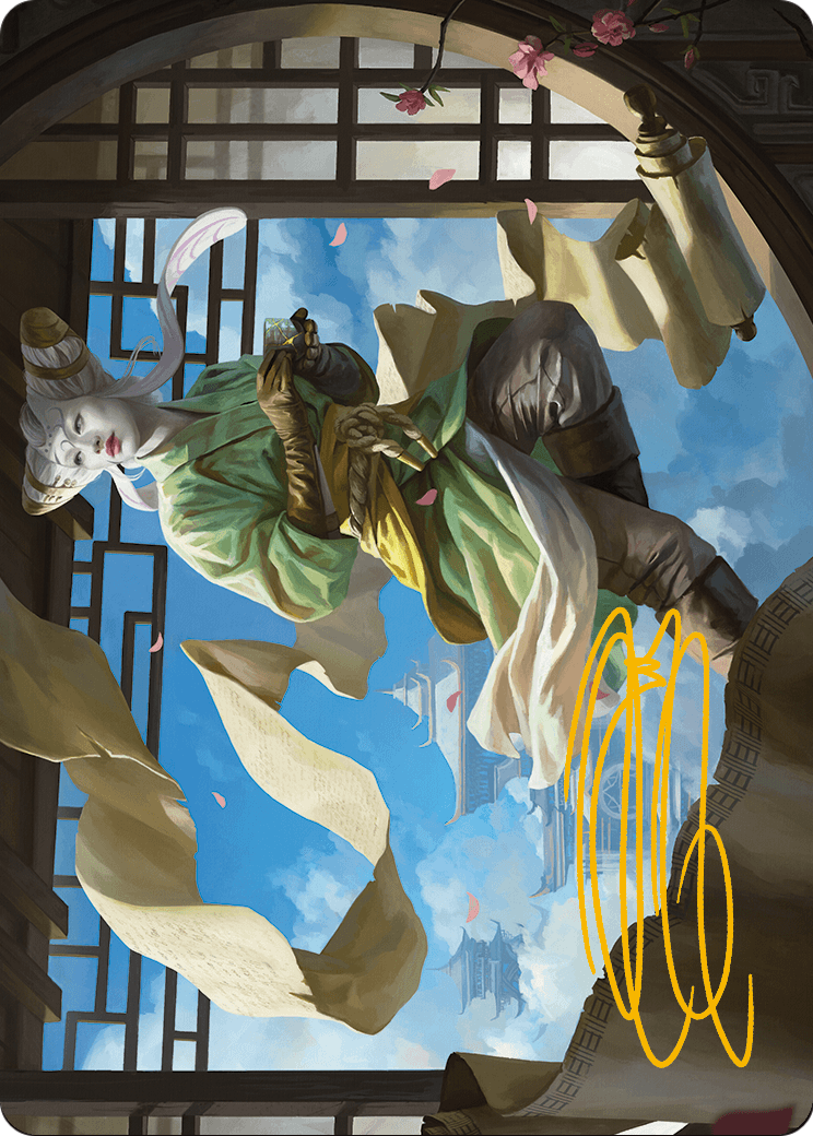 Tamiyo, Inquisitive Student // Tamiyo, Inquisitive Student (AMH3-017) (Borderless) [Modern Horizons 3 Art Series] Foil
