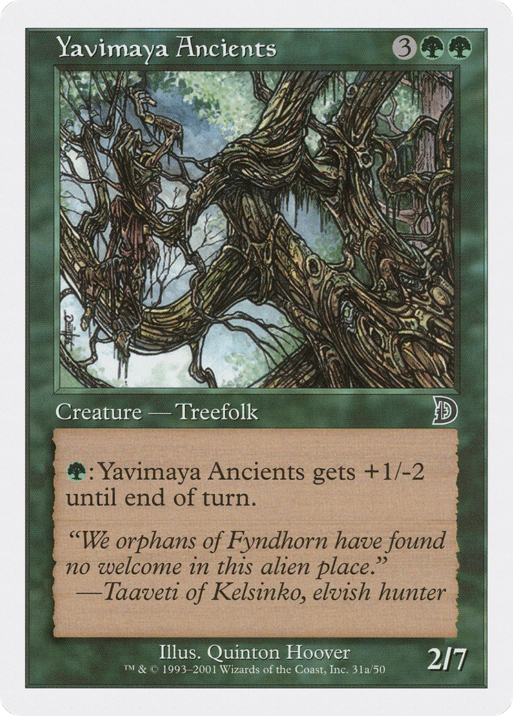 Yavimaya Ancients (DKM-31A) [Deckmasters]