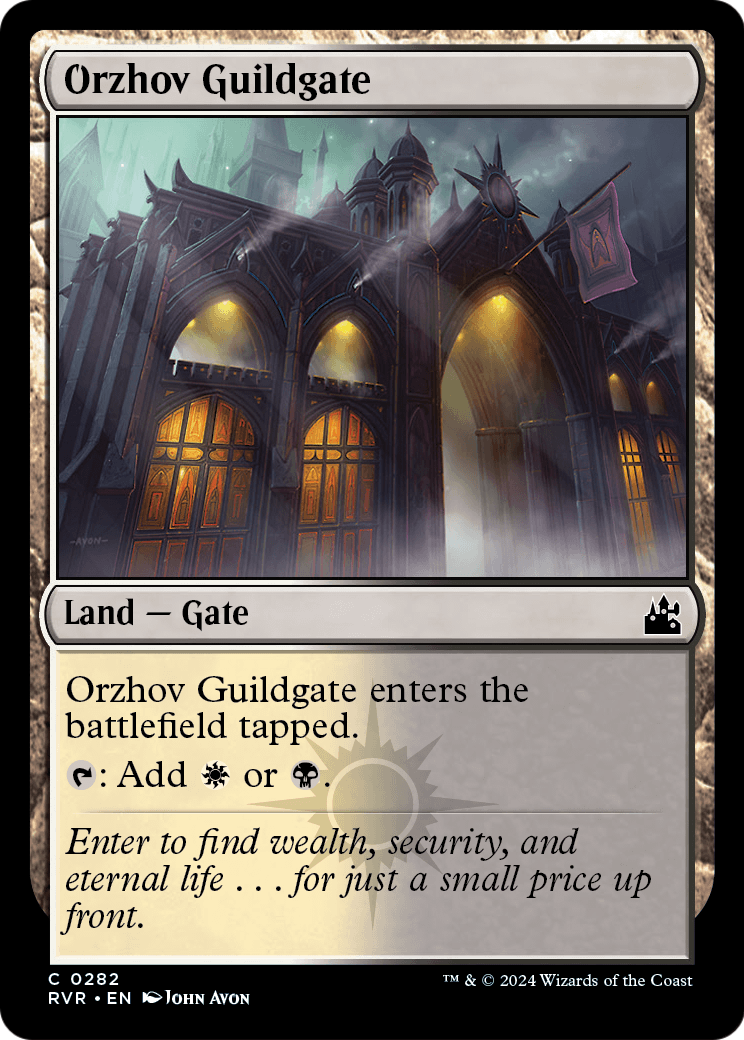 Orzhov Guildgate (RVR-282) [Ravnica Remastered]