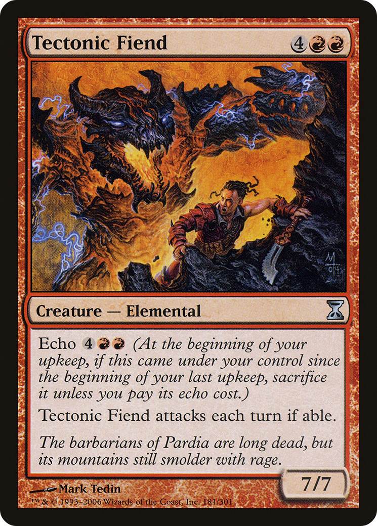 Tectonic Fiend (TSP-181) [Time Spiral]