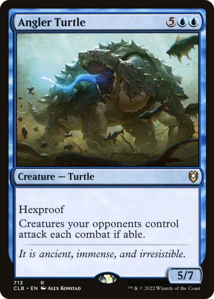 Angler Turtle (CLB-713) [Commander Legends: Battle for Baldur's Gate]
