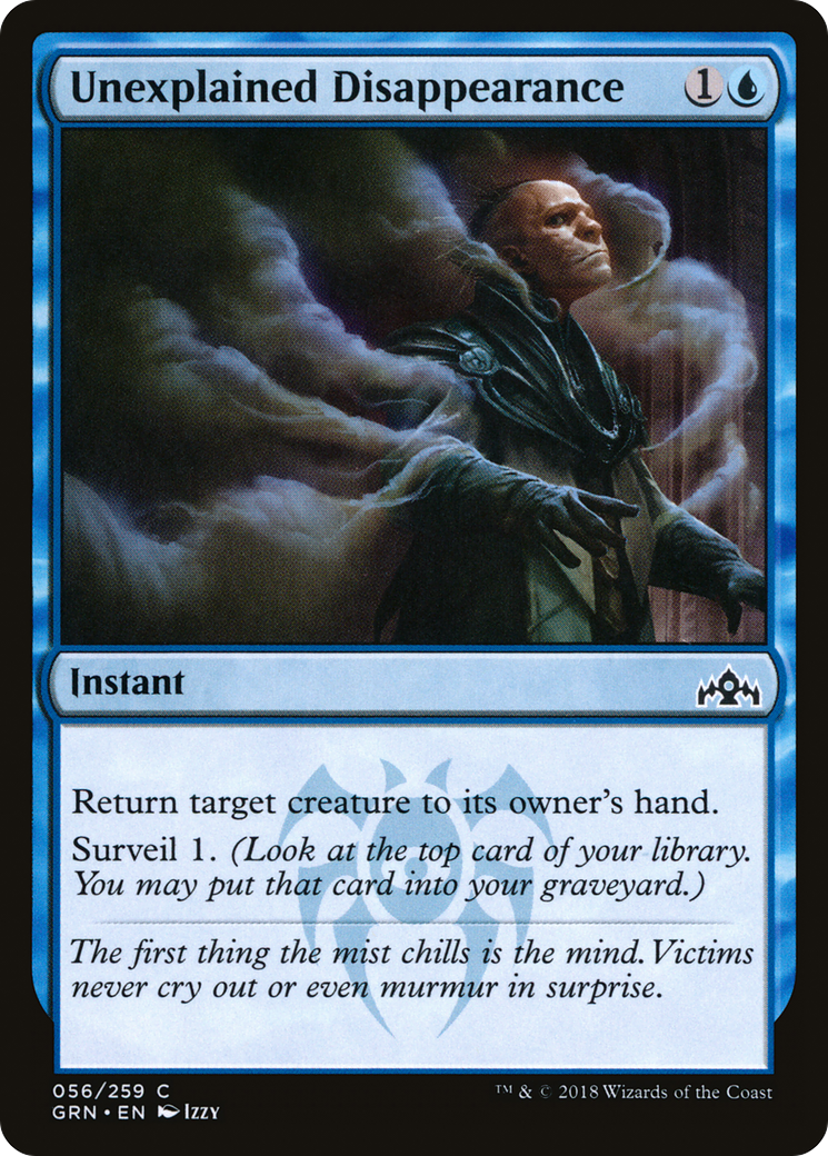 Unexplained Disappearance (GRN-056) [Guilds of Ravnica]