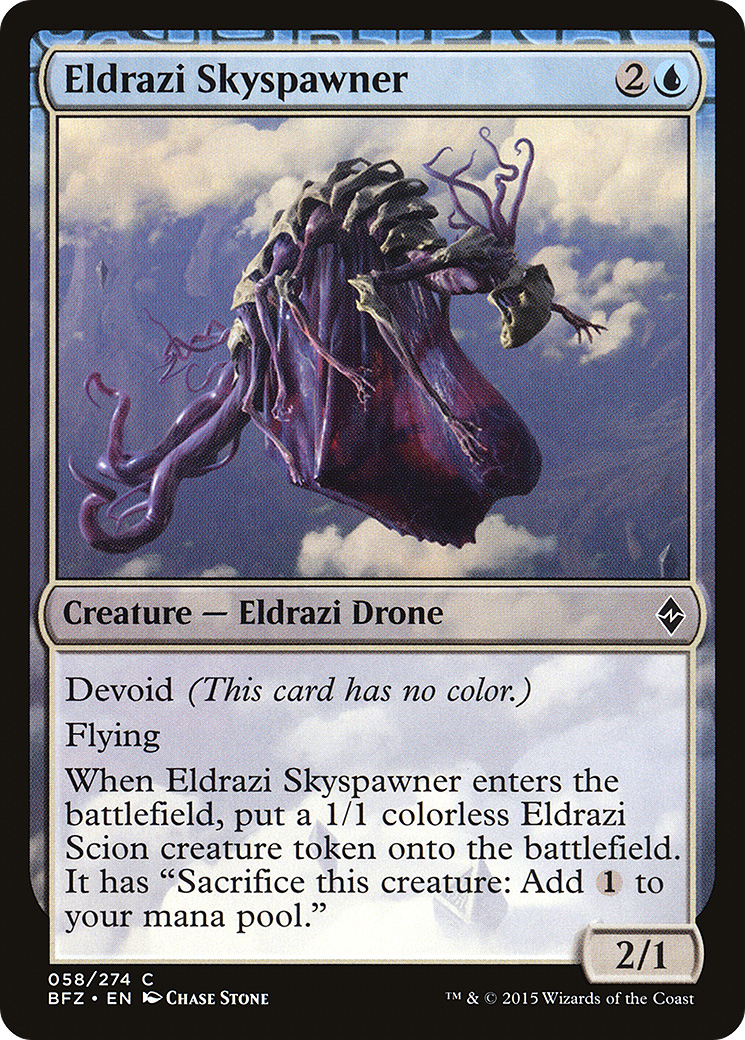 Eldrazi Skyspawner (BFZ-058) [Battle for Zendikar] Foil