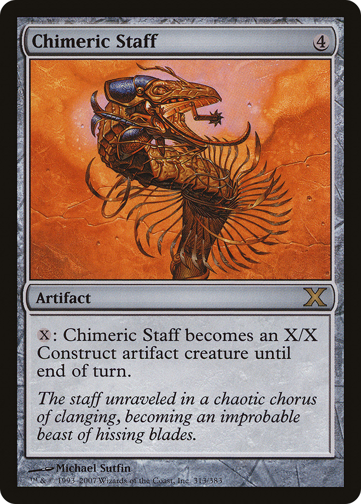 Chimeric Staff (10E-313) [Tenth Edition] Foil