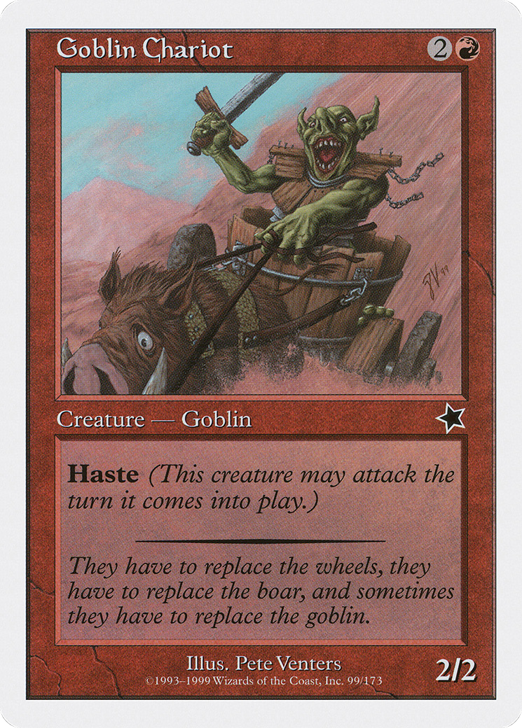Goblin Chariot (S99-099) [Starter 1999]