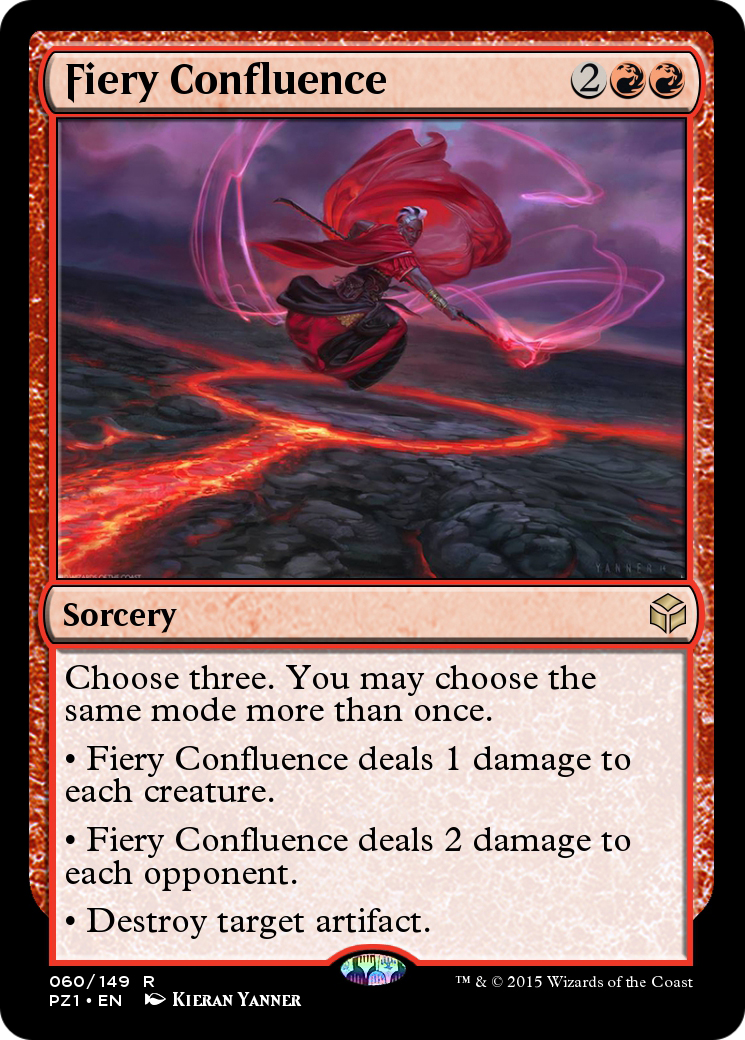 Fiery Confluence (PZ1-060) [Legendary Cube Prize Pack] Foil