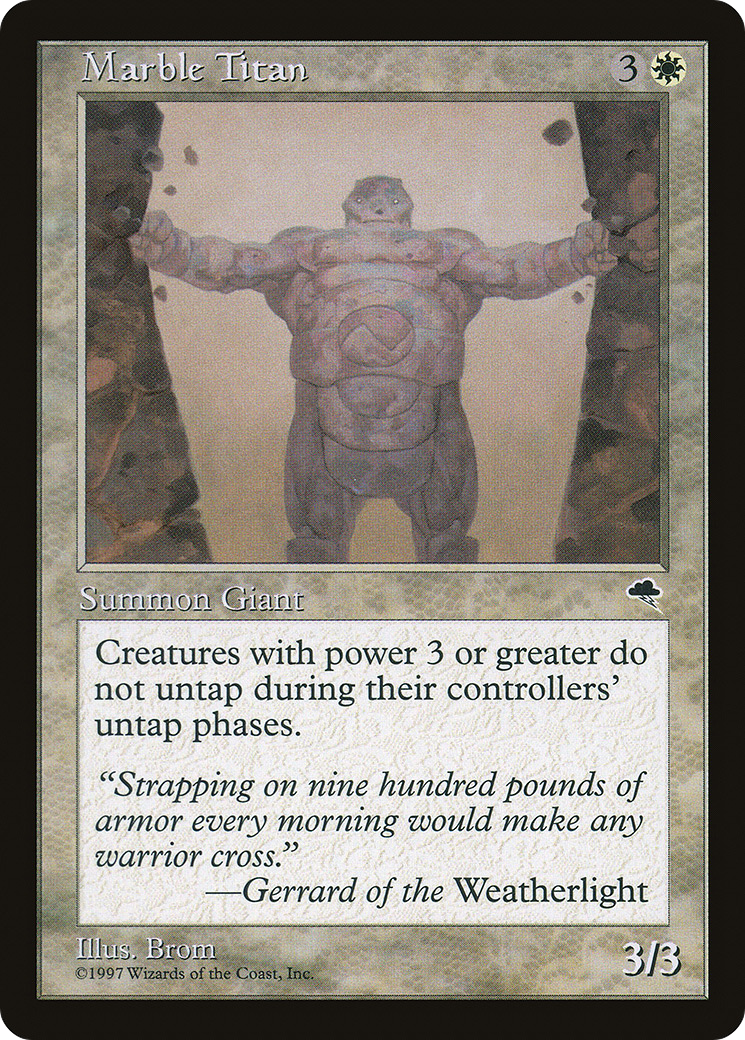 Marble Titan (TMP-028) [Tempest]