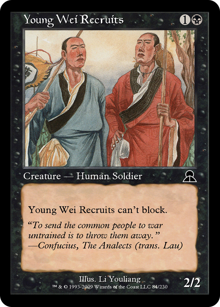 Young Wei Recruits (ME3-084) [Masters Edition III] Foil