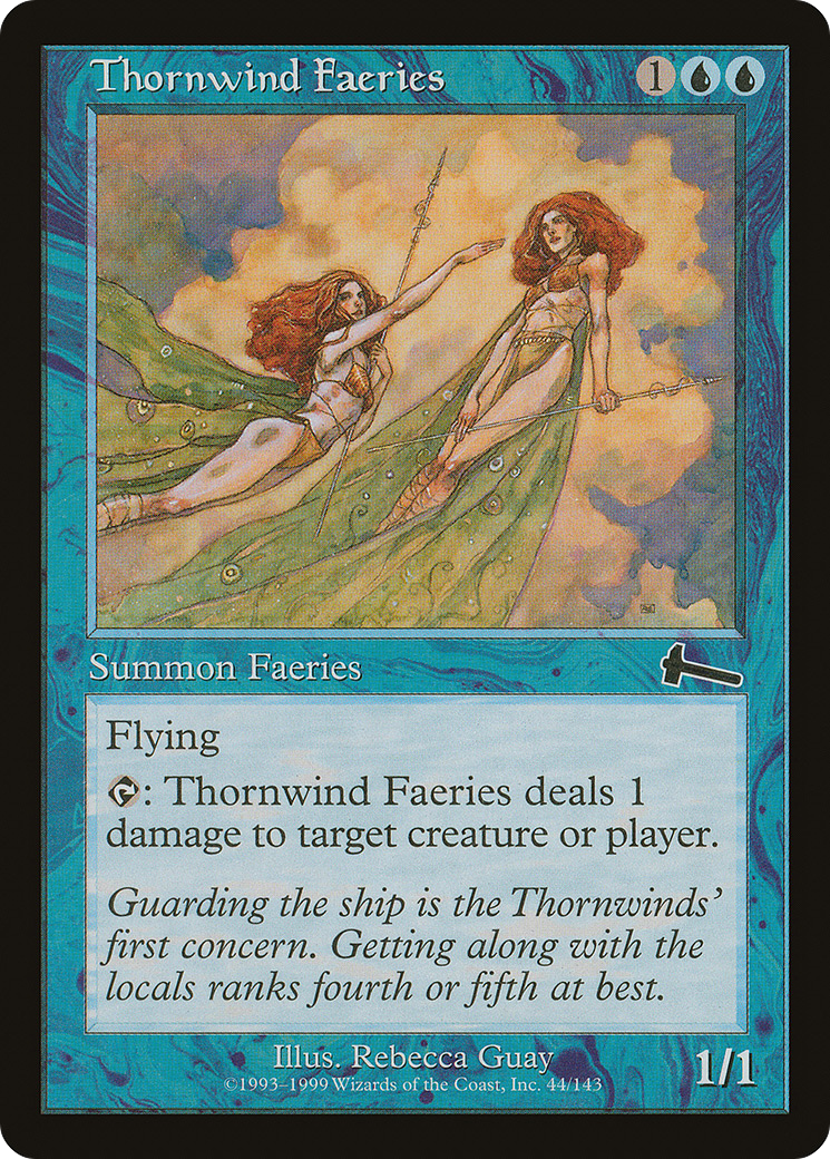 Thornwind Faeries (ULG-044) [Urza's Legacy] Foil