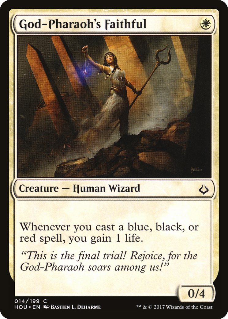 God-Pharaoh's Faithful (HOU-014) [Hour of Devastation] Foil