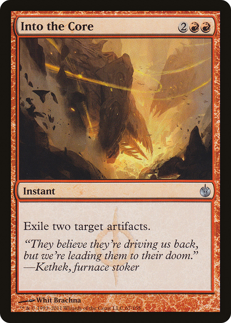 Into the Core (MBS-067) [Mirrodin Besieged] Foil