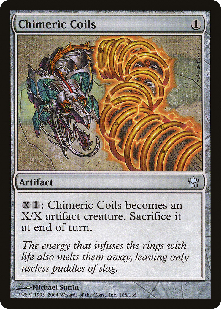 Chimeric Coils (5DN-108) [Fifth Dawn] Foil
